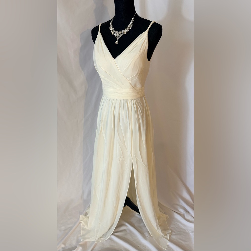 #12 Chic Cream Maxi Dress